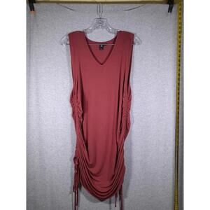 Volcom Dress Womens 12 Sleeveless Ruched‎